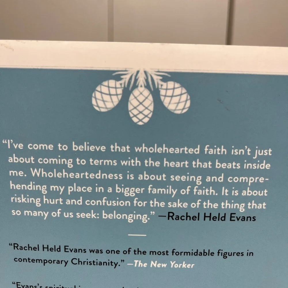 Wholehearted Faith Book by Rachel Held Evans